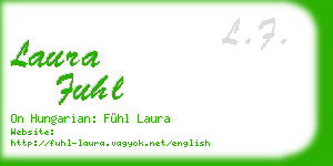 laura fuhl business card